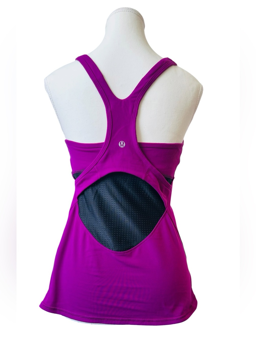 Lululemon Purple Open-Back Athletic Tank size 8